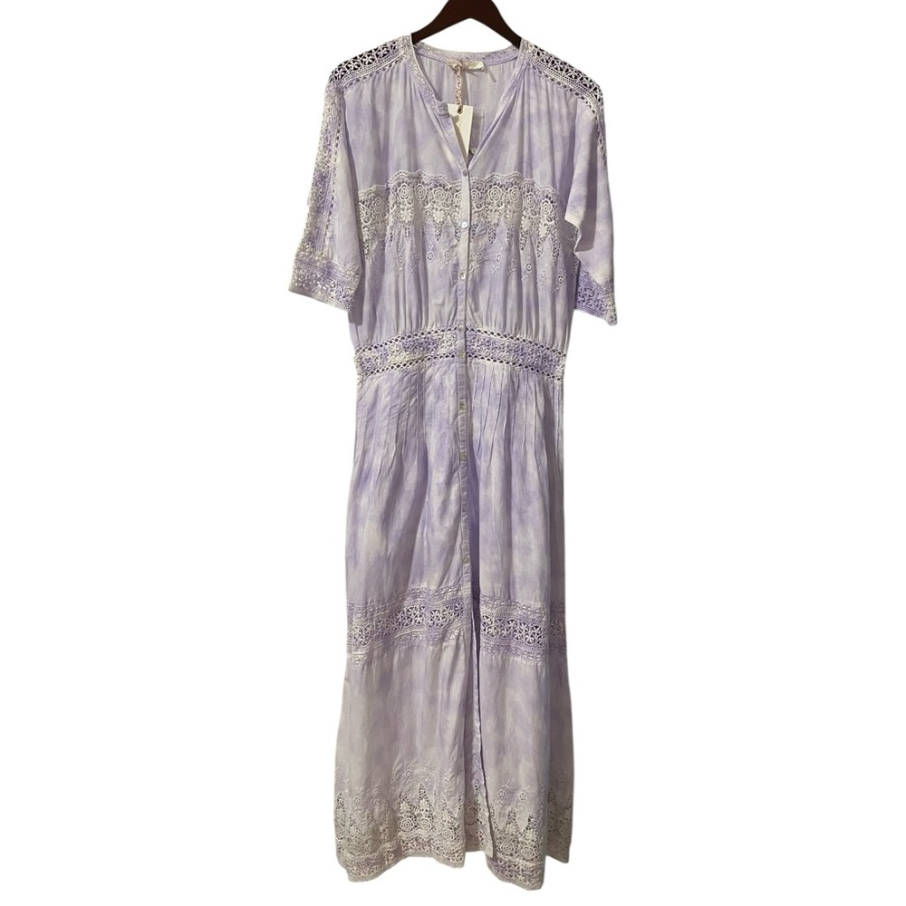 NWT LoveShackFancy Beth Dress Size L - Picture 4 of 8